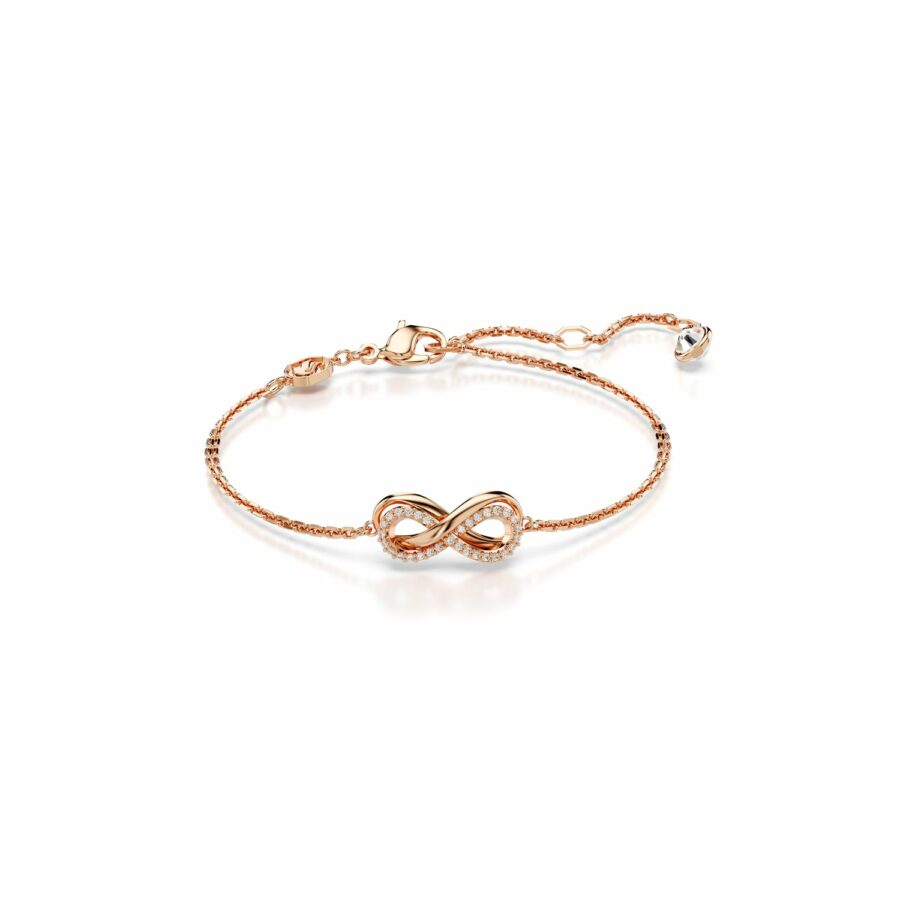 Σετ Swarovski Hyperbola, Άπειρο, Λευκό, Επιμετάλλωση σε ροζ χρυσαφί τόνο - Image 6