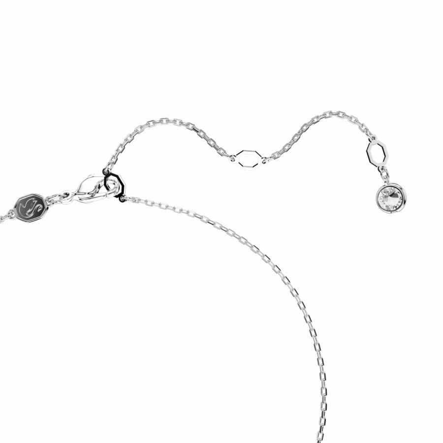 Μενταγιόν Hyperbola, Pavé, Άπειρο, Λευκό, Επιμετάλλωση ροδίου - Image 3