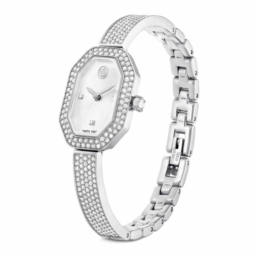 Ρολόι Dextera Bangle, Eλβετικής κατασκευής, Μεταλλικό μπρασελέ, Ασημί τόνος, Ανοξείδωτο ατσάλι - Image 2