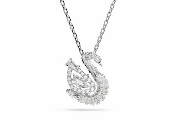 Μενταγιόν Swan, Μείξη κοπών, Κύκνος, Λευκό