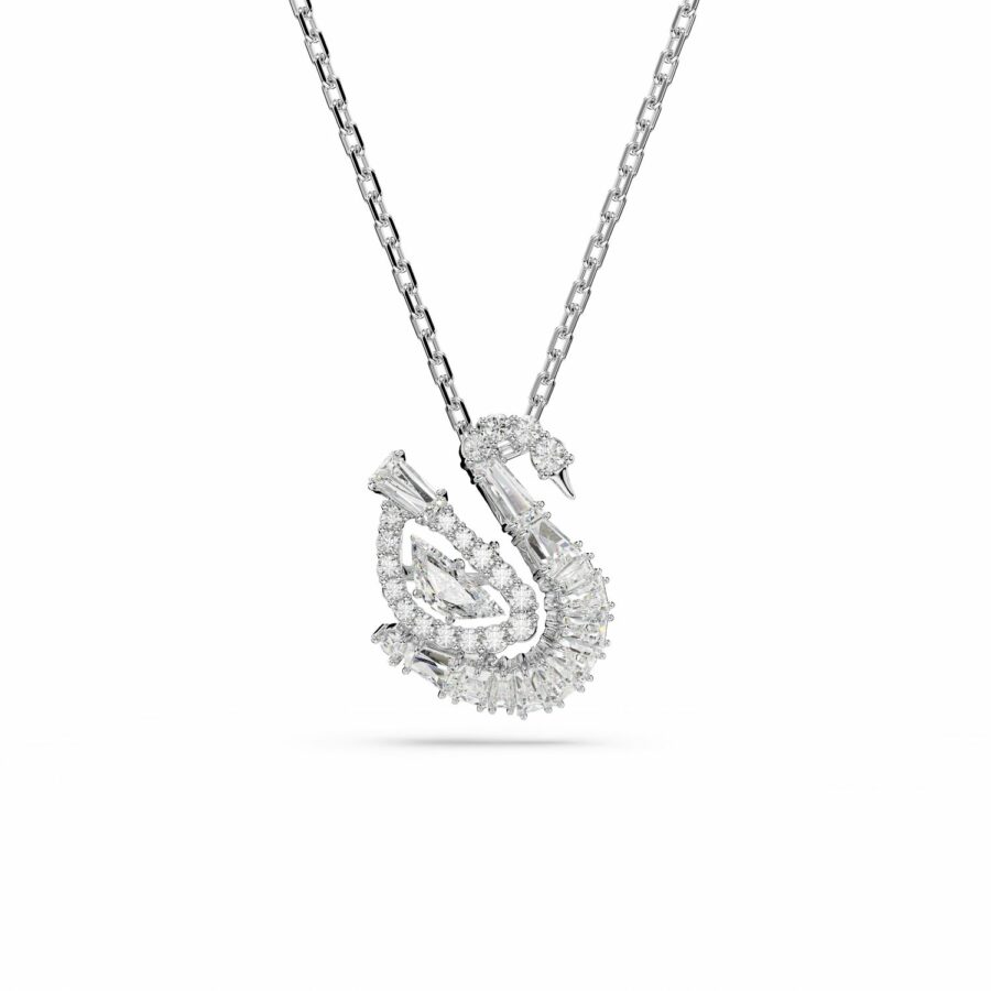 Μενταγιόν Swan, Μείξη κοπών, Κύκνος, Λευκό