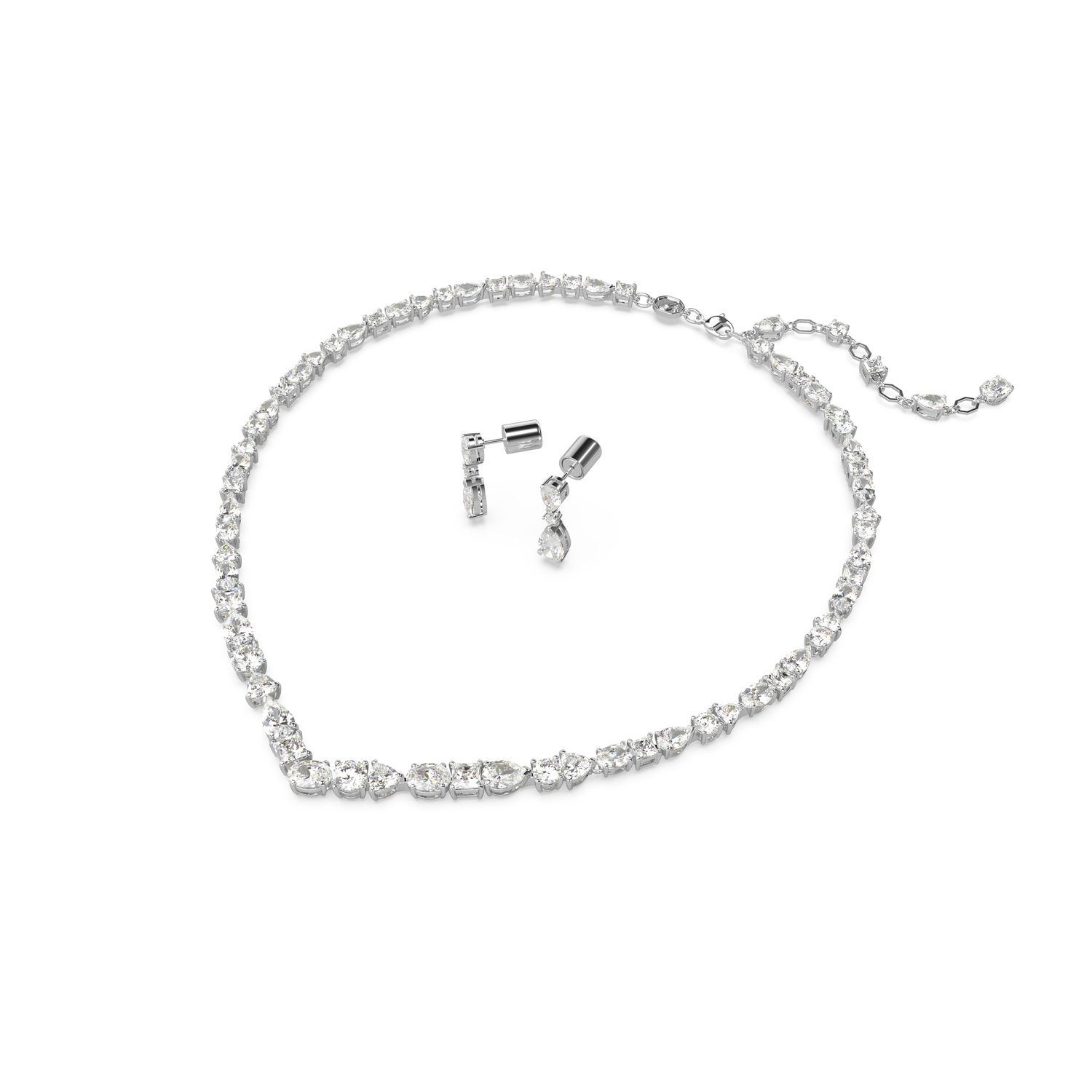 Σετ Mesmera, Μείξη κοπών, Λευκό, Επιμετάλλωση ροδίου - Image 2