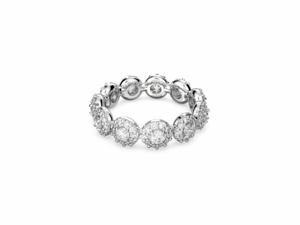 Δαχτυλίδι Una Angelic, Στρογγυλή κοπή, Λευκό, Επιμετάλλωση ροδίου