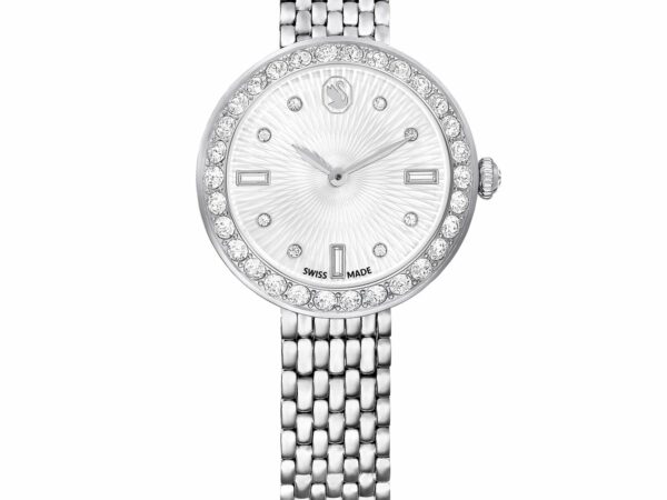 Ρολόι Matrix tennis 7-link, Swiss Made, Μεταλλικό μπρασελέ, Ασημί τόνος, Ανοξείδωτο ατσάλι