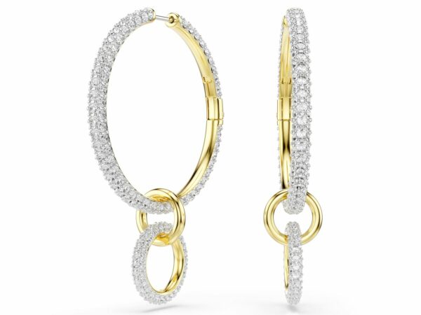 Κρίκοι Dextera, Στρογγυλή κοπή, Λευκά, Επιμετάλλωση σε χρυσαφί τόνο