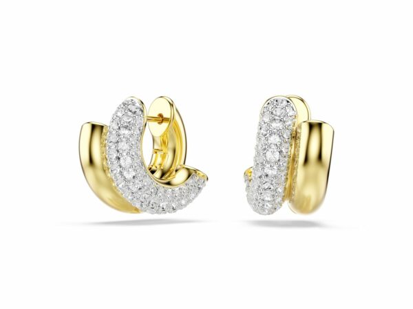 Κρίκοι Dextera, Στρογγυλή κοπή, Μίνι, Λευκά, Επιμετάλλωση σε χρυσαφί τόνο