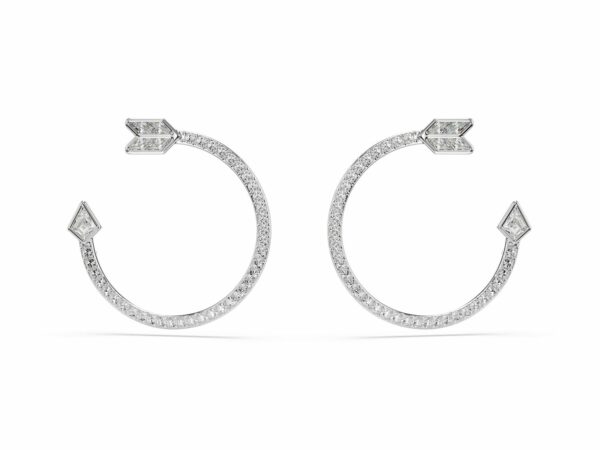 Κρίκοι Idyllia, Μείξη κοπών, Βέλος, Λευκά, Επιμετάλλωση ροδίου