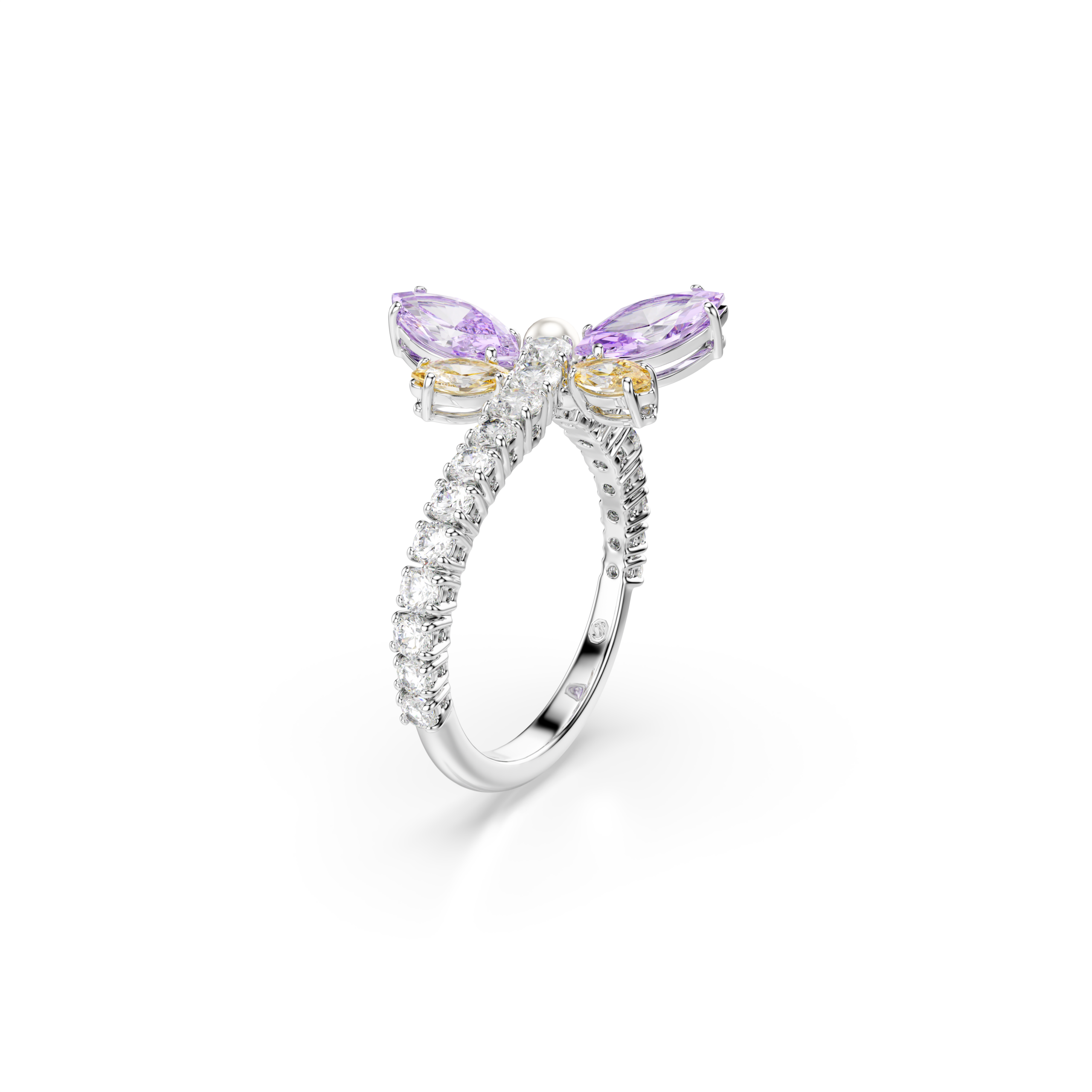 Δαχτυλίδι με σχέδιο Ariana Grande x Swarovski, Μείξη κοπών, Λιβελούλα, Πολύχρωμο, Επιμετάλλωση ροδίου - Image 2