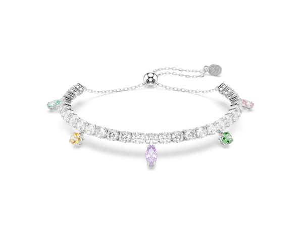 Βραχιόλι Ariana Grande x Swarovski, Μείξη κοπών, Πολύχρωμο, Επιμετάλλωση ροδίου