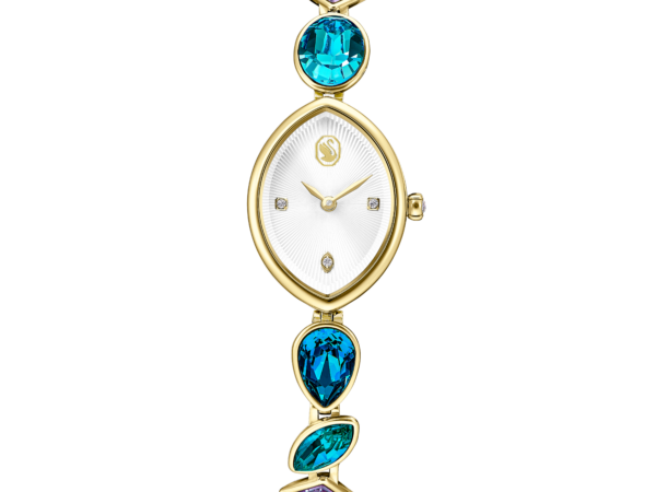 Ρολόι Gema, Κρυστάλλινο μπρασελέ, Χρυσαφί τόνος, Φινίρισμα σε χρυσό τόνο