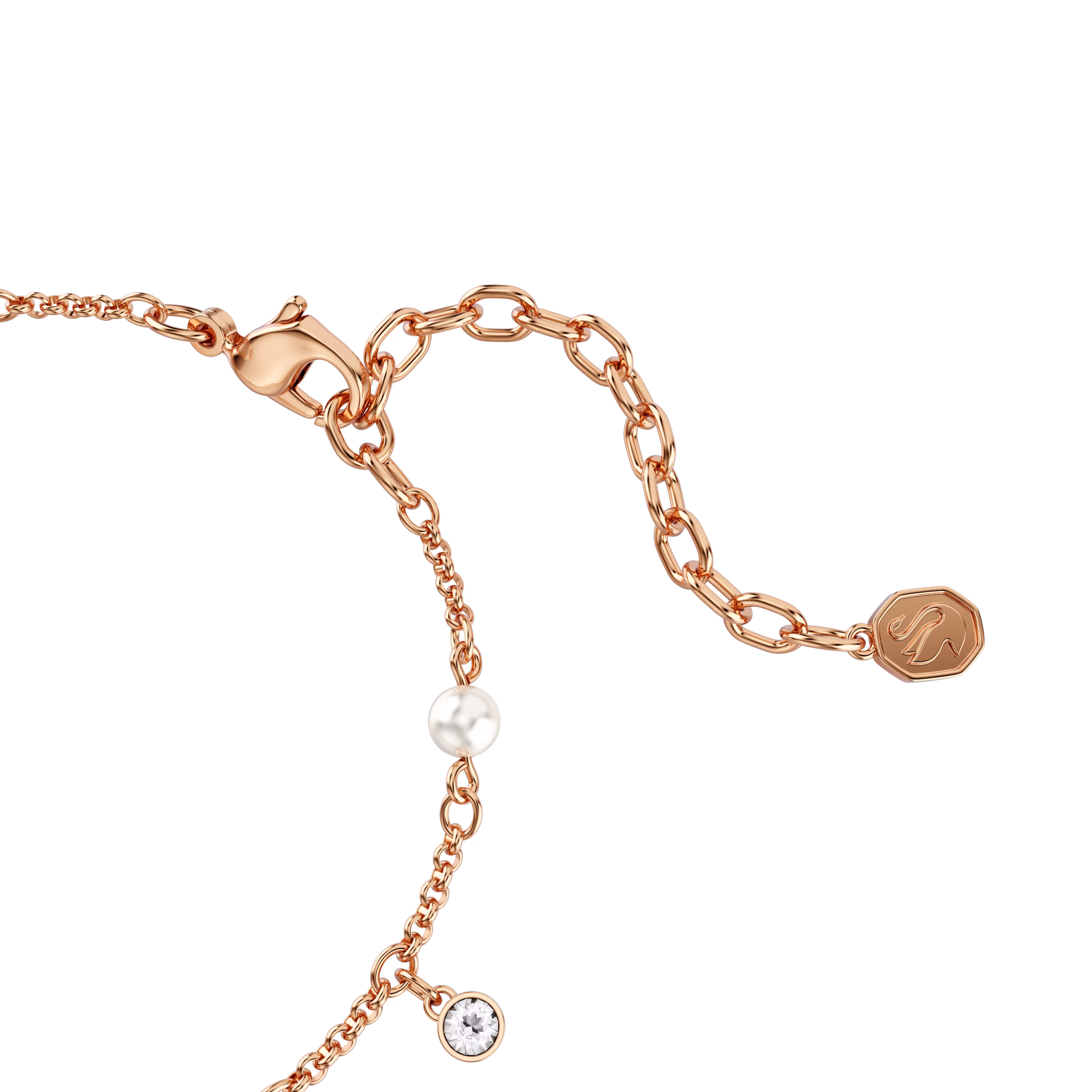 Βραχιόλι Imber, Crystal pearl, Στρογγυλή κοπή, Λευκό, Φινίρισμα με ροζ χρυσό 18 καρατίων - Image 3
